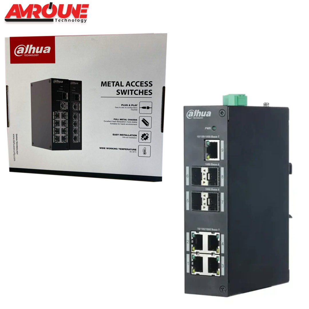 SWITCH DAHUA PFS3409-4GT-96 9-Port Unmanaged Desktop Switch with 4-Port PoE