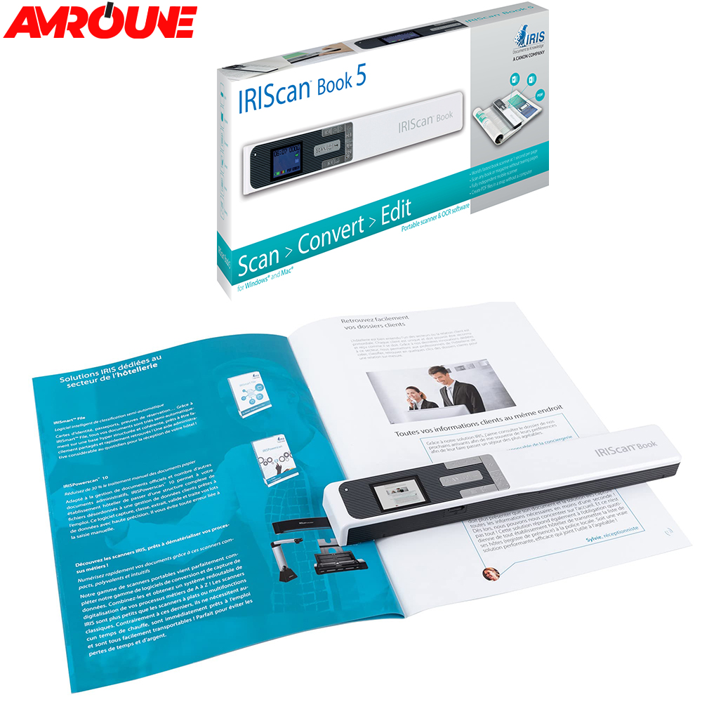 SCANNER PORTABLE IRIScan BOOK 5 white pn 3853v995