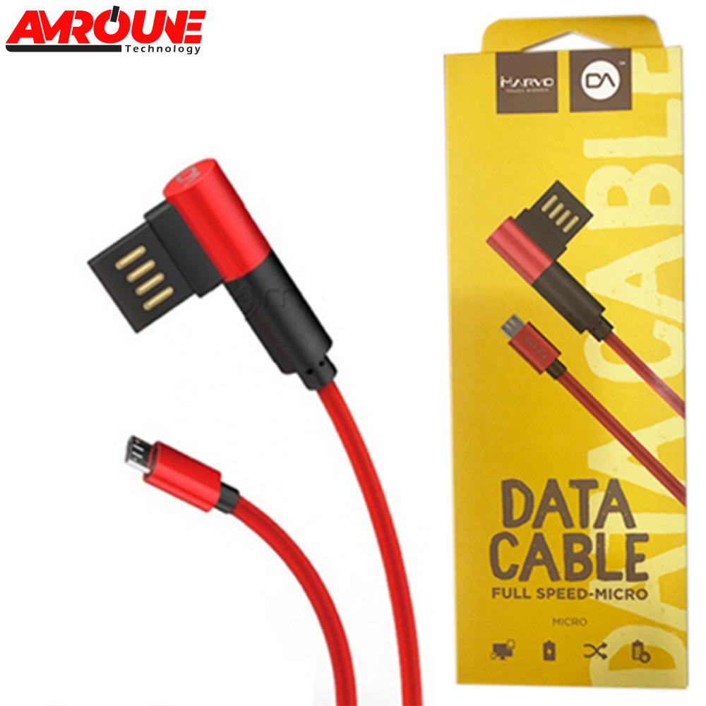 Cable MARVO DA DT0012MRD 90° Android Micro (Im)