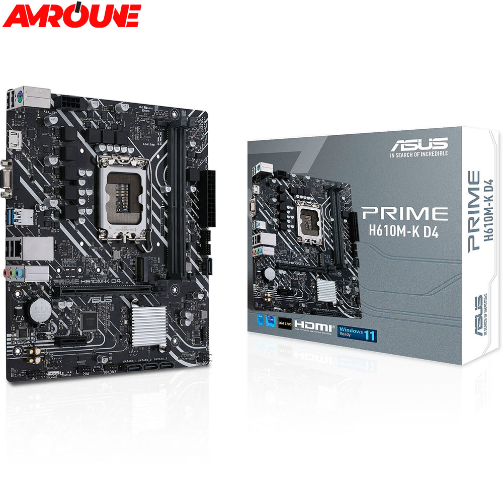 CARTE MERE INTEL ASUS PRIME H610M-K DDR5 PCIe 4.0 MICRO ATX