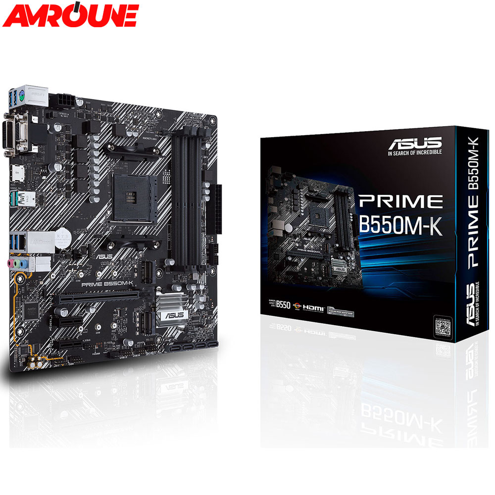 CARTE MERE AMD ASUS PRIME SOCKET AM4 B550M-K LAN GIGA MICRO ATX USB 3.2