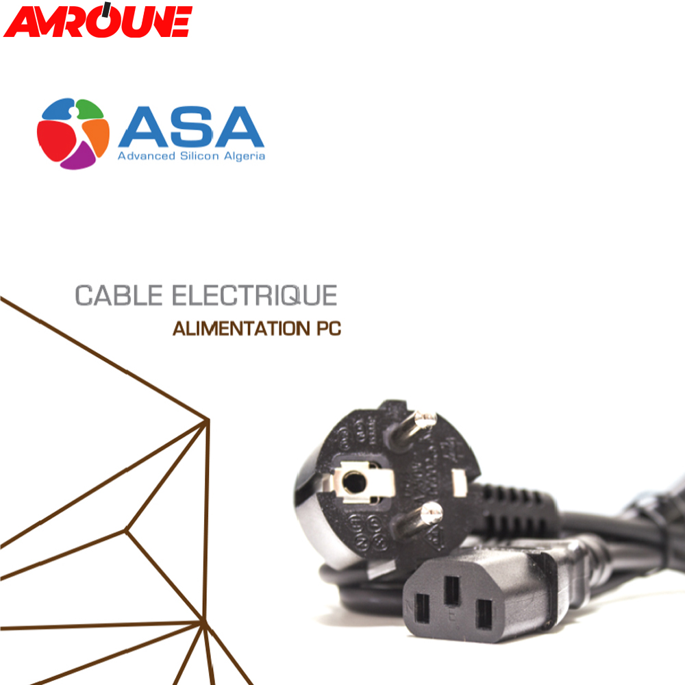 CABLE TREFL ALIMENTATION 1.2M 1Choix ASA