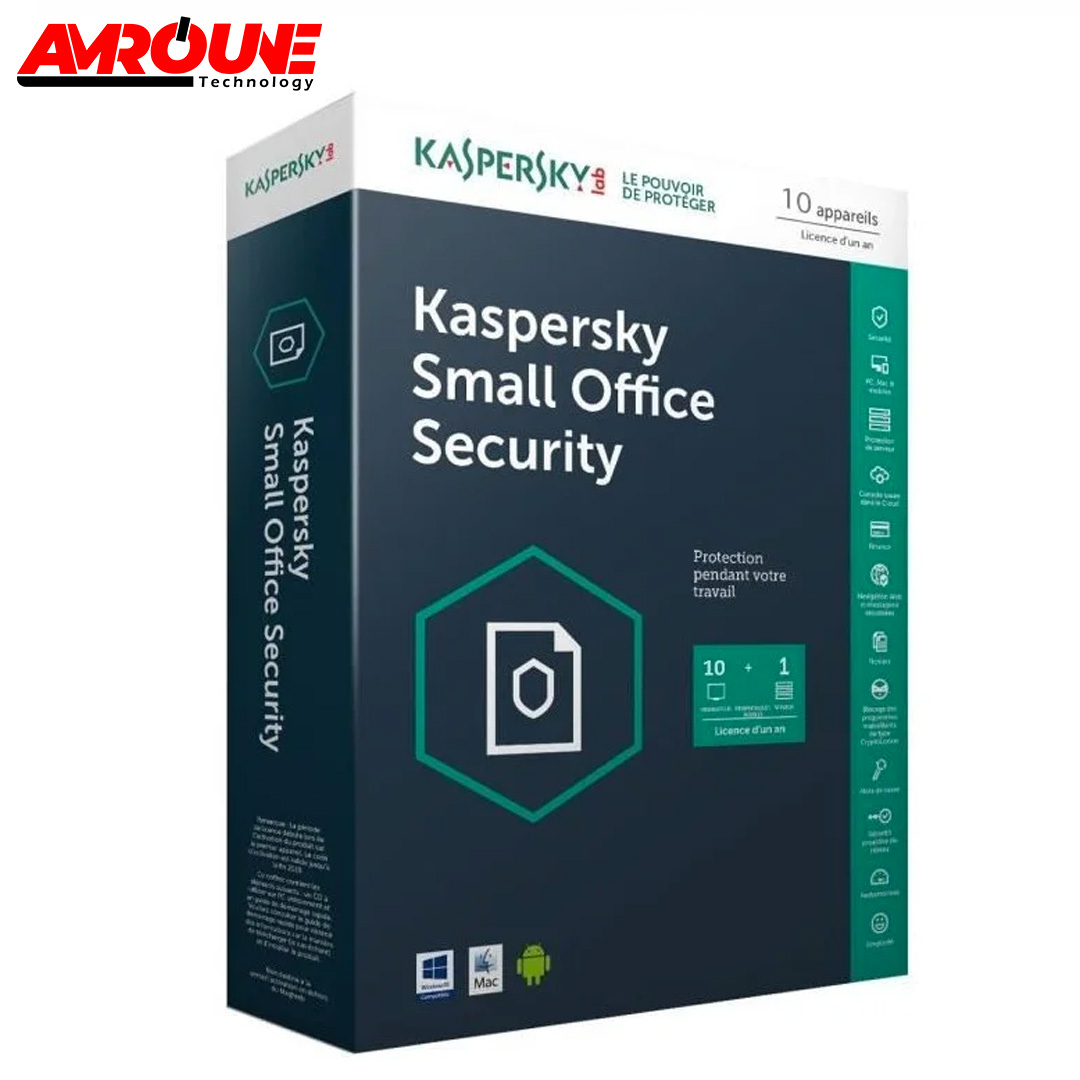 Kaspersky Small Office Security 7.0 2xServeur + 10Psts + 10Mobils