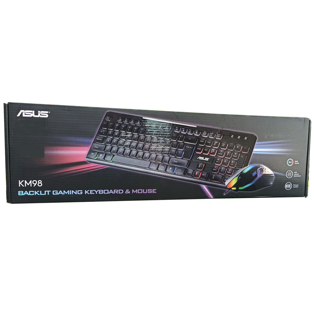 CLAVIER SOURIS ASUS GAMER KM98