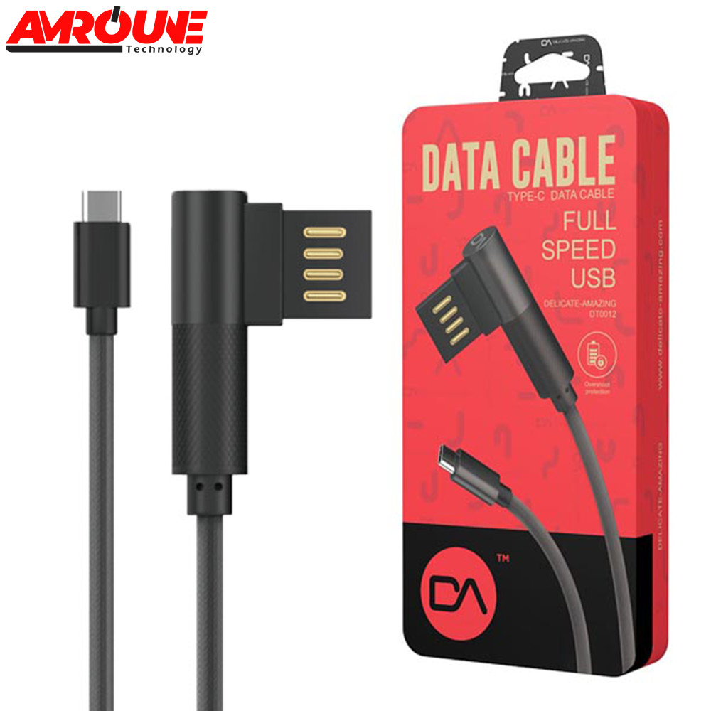 Cable MARVO DA DT0012TGY 90° type c Box Métal (Im)