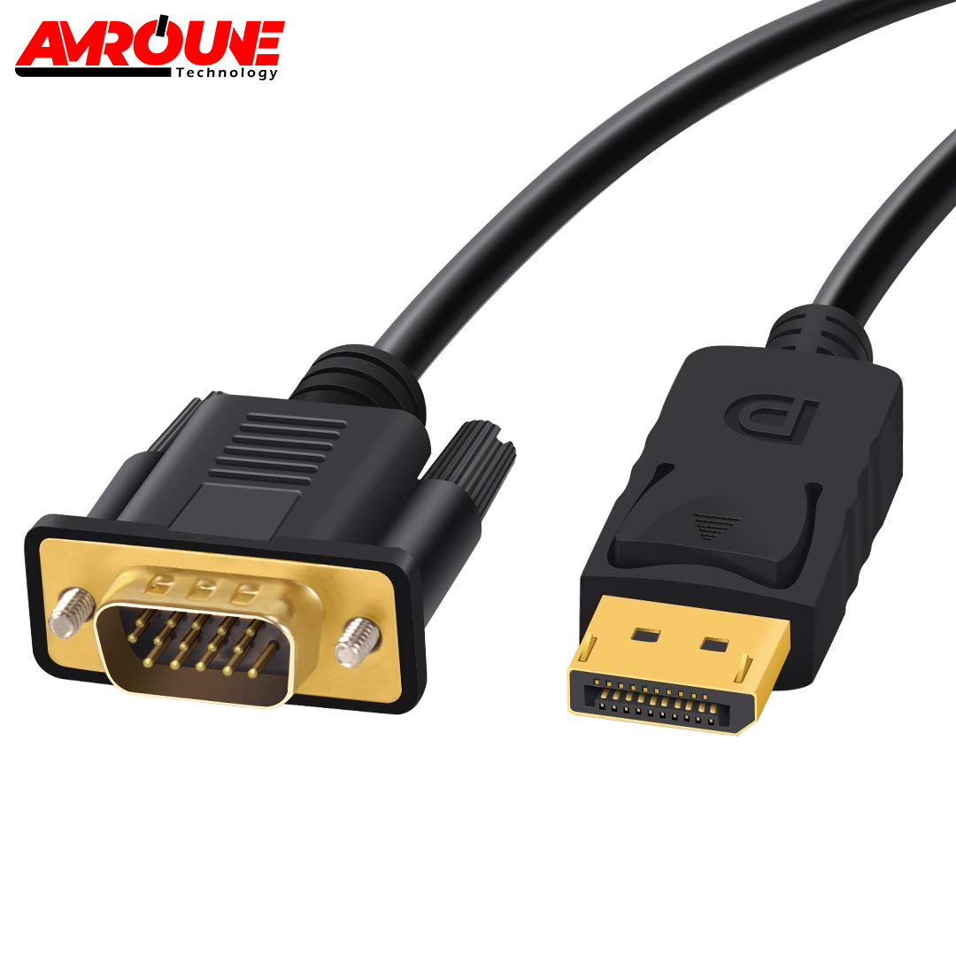 Adaptateur cable DisplayPort mâle / VGA MALE (1.8m)