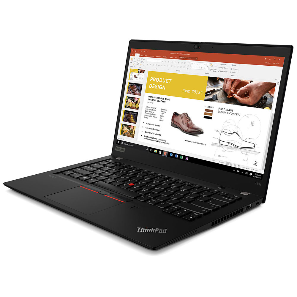 LAPTOP Lenovo Thinkpad T14s Gen 1 Intel Core i5-10310U 1.7GHz 6MB cache 10e Génération 16GB DDR4 3200MHz 256GB SSD Intel UHD Graphics ECRAN 14" (Grade A Suede 10/10) Chargeur Original