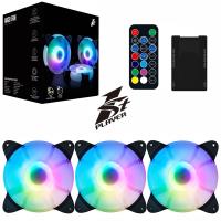 Ventilateur First Player RGB COMBO CC (3 ventillo+HUB+commande Controleur ARGB )