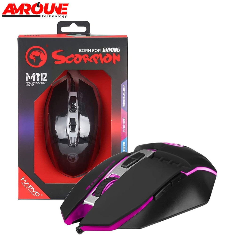 Souris MARVO Scorpion M112 Programable Gaming (Im)