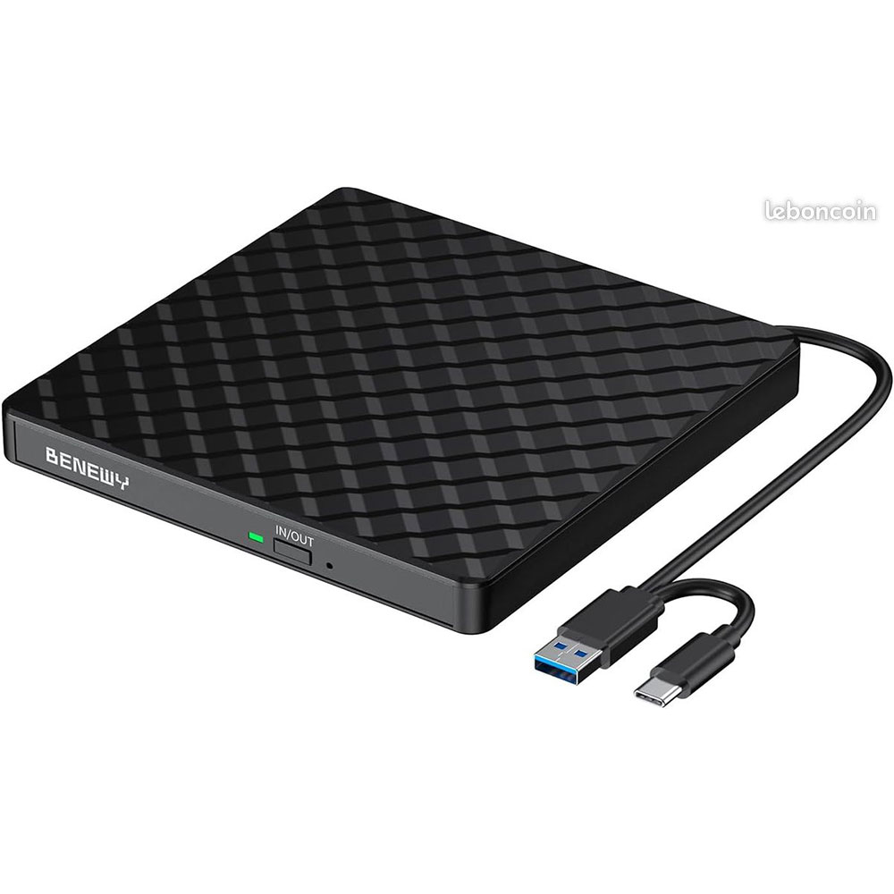 GRAVEUR DVD EXTERNE USB et Type-C