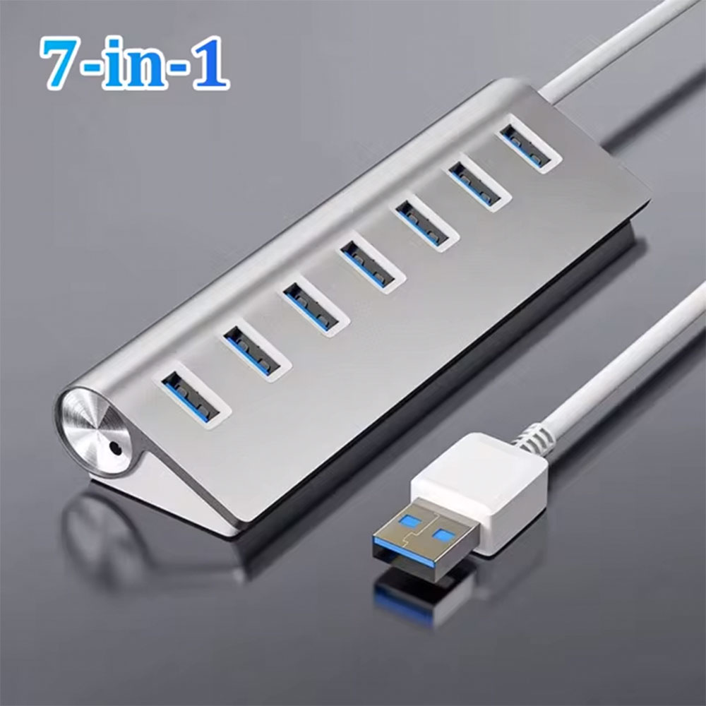 HUB USB 7PORTS METAL 3.0