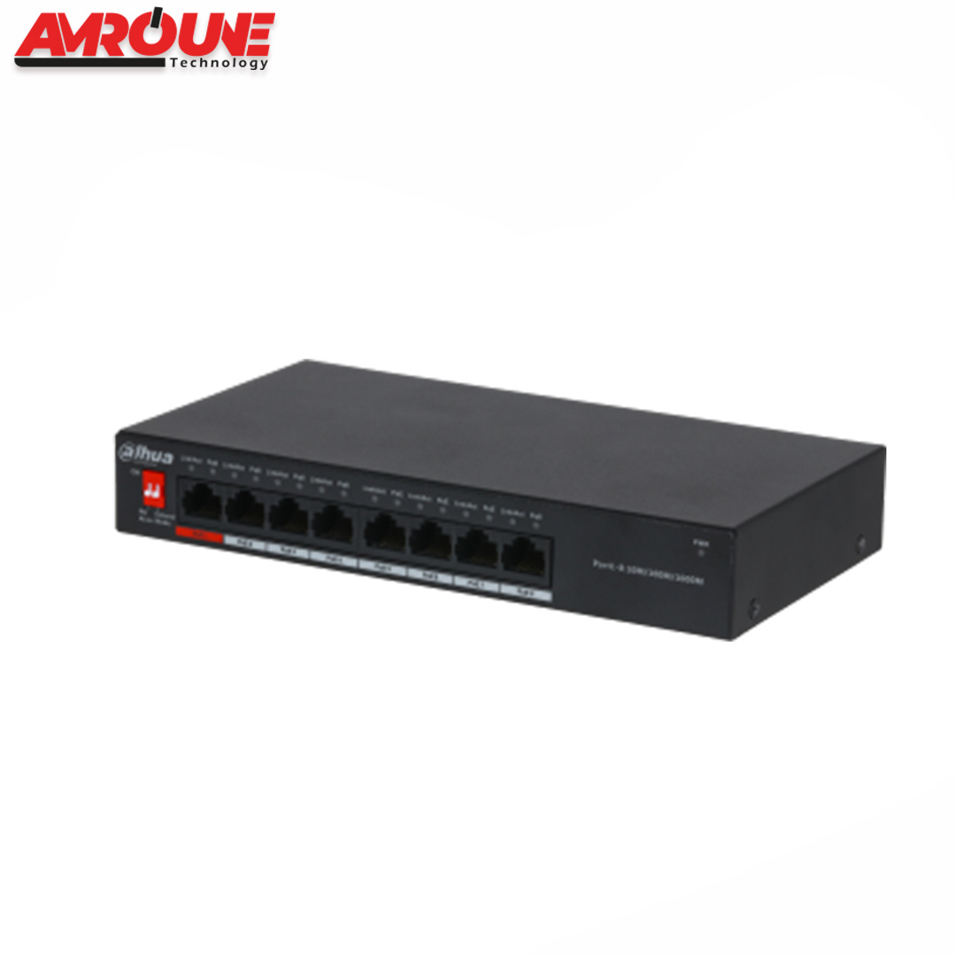 SWITCH DAHUA PFS3008-8GT-96 Commutateur PoE Gigabit Ethernet 8 ports