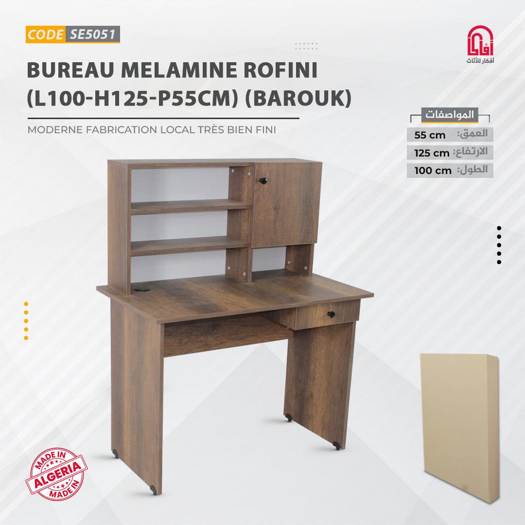 Bureau Melamine ROFINI (L100-H125-P55cm)