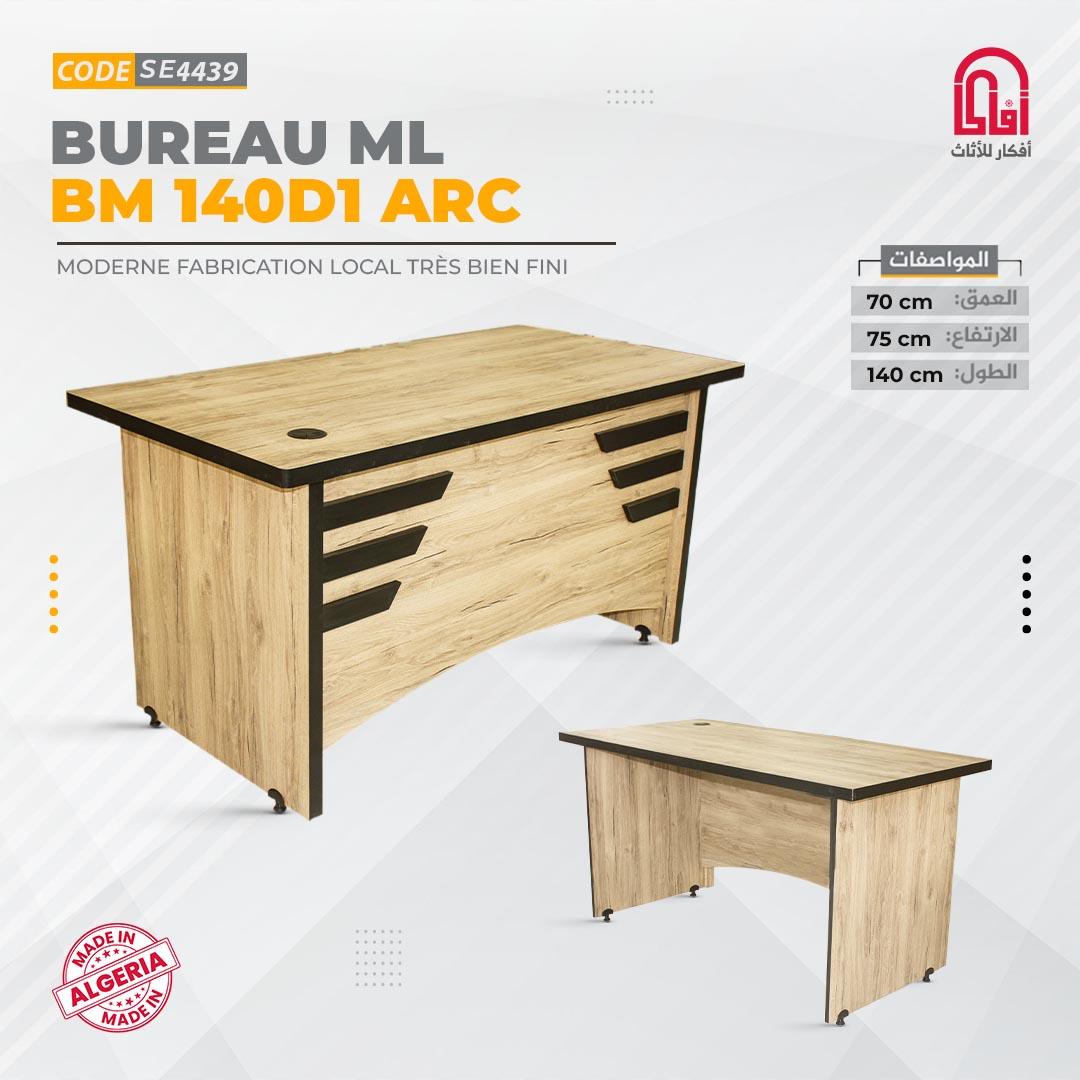 Bureau Melamine ARC (L140/H75/P70cm)