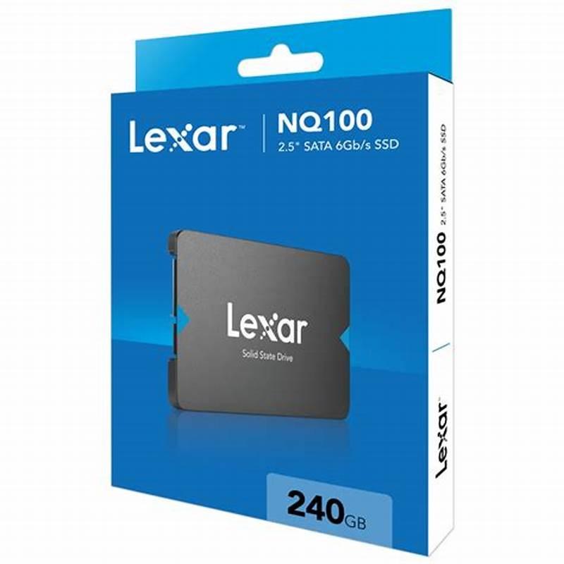 DISQUE DUR SSD SATA3  2.5"  LEXAR  240GB NQ100 6GB/S