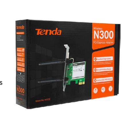 CARTE RESEAUX TENDA W322E PCI EXPRESS N300