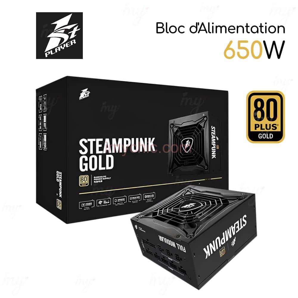 ALIMENTATION FIRST PLAYER 650W GOLD FULL MODULAR