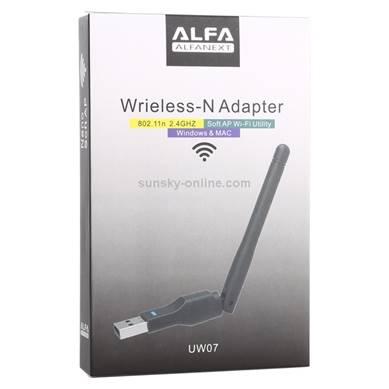 CLE WIFI ALFA AVEC ANTENNE UW07/W112/UW10 /UW11(248)