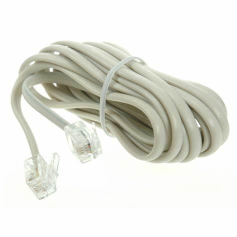 CABLE TELEPHONE  RJ11 / 4 FILS - 2M (91)