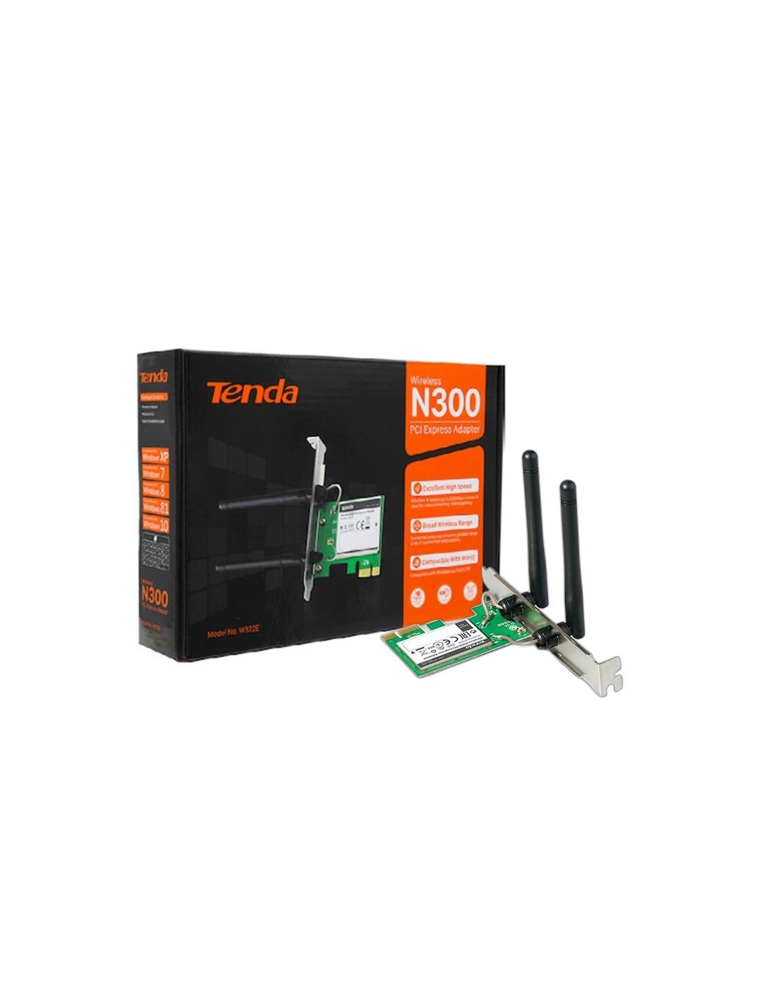 CATRE RESEAU WIFI TENDA PCI EXPRESSE N300 W322E