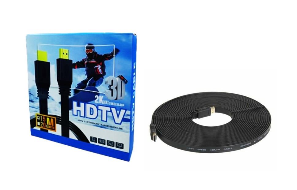 CABLE HDMI PLAT 15M EN BOITE HDTV (155)