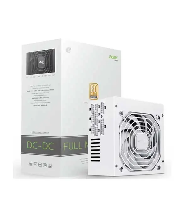 ALIMENTATION ACER 650W 80+BRONZE FULL MODULAR WHITE