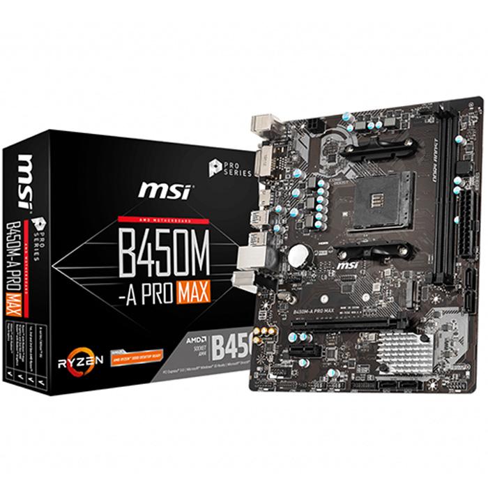 CARTE MERE MSI AMD SOCKET AM4 B450 A-PRO MAX ATX DDR4 VGA INT