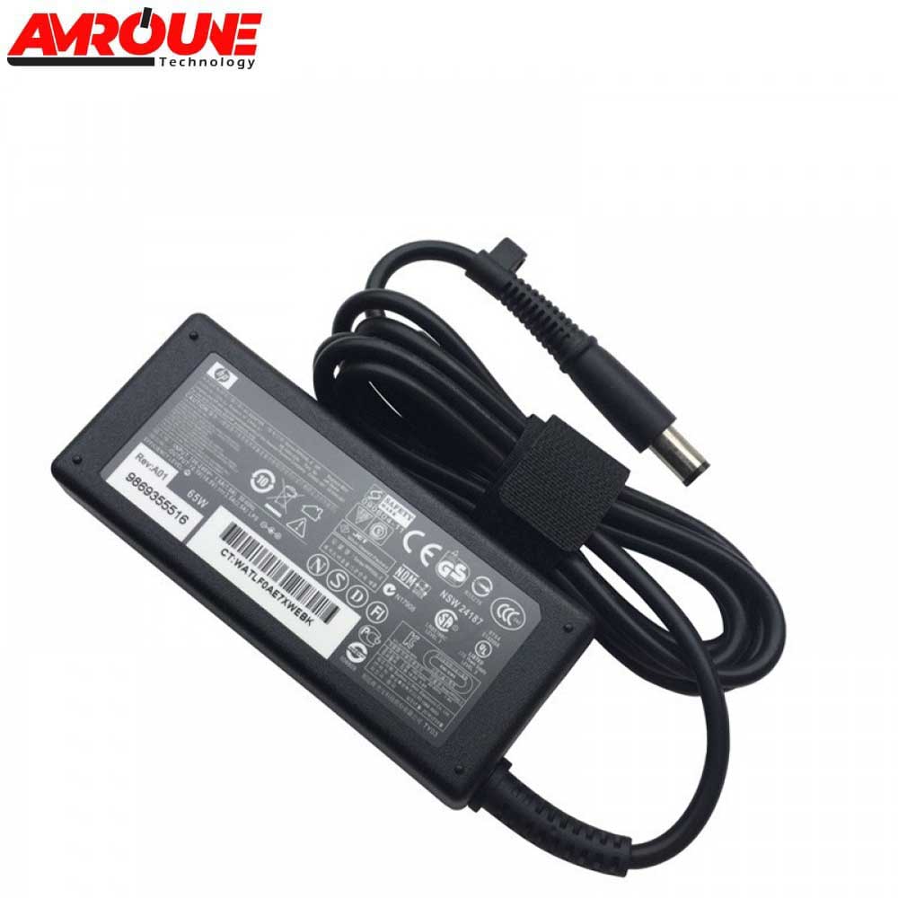 Chargeur hp 18.5V/3.5A 7.4*5.0mm Avec Cable