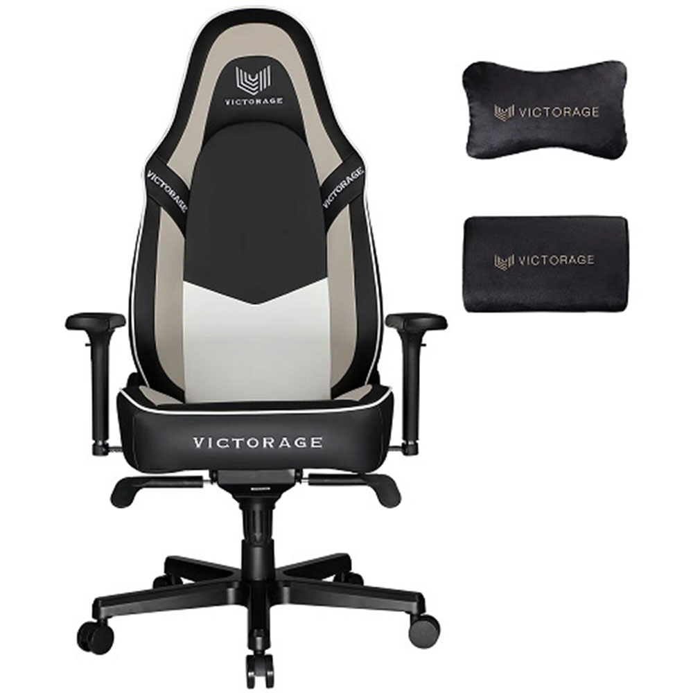 CHAISE GAMING VICTORAGE BLACK/WHITE