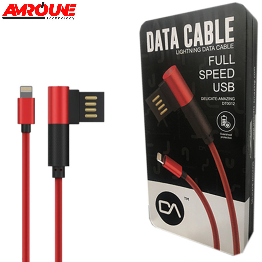 Cable MARVO DA DT0012ARD 90° Iphone lightning Box Métal (Im)