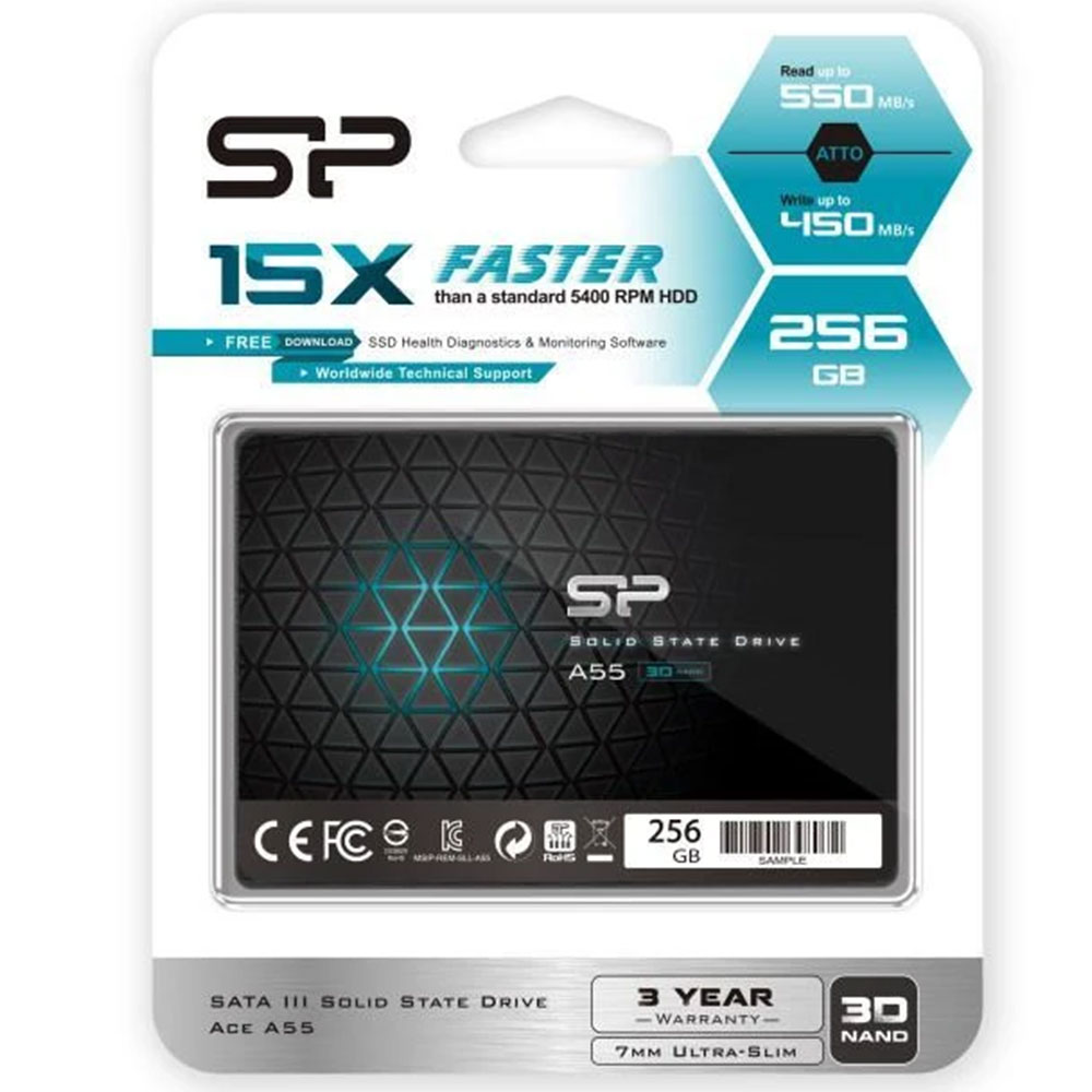 DISQUE SSD 256G 2.5" Silicon Power