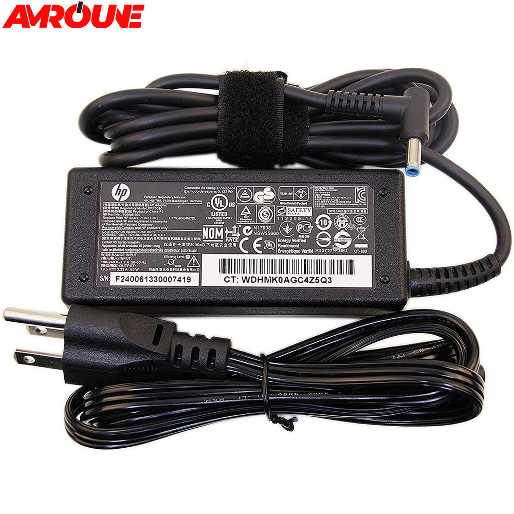 Chargeur HP 19.5V/3.33A 4.5*3.0 ORIGINAL 10/10