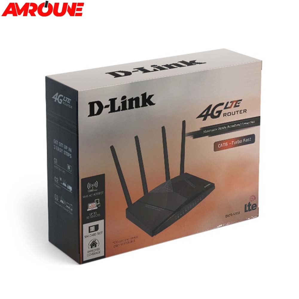 Modem 4G LTE D-Link AC1200 DWR-M961V 4 Antenne