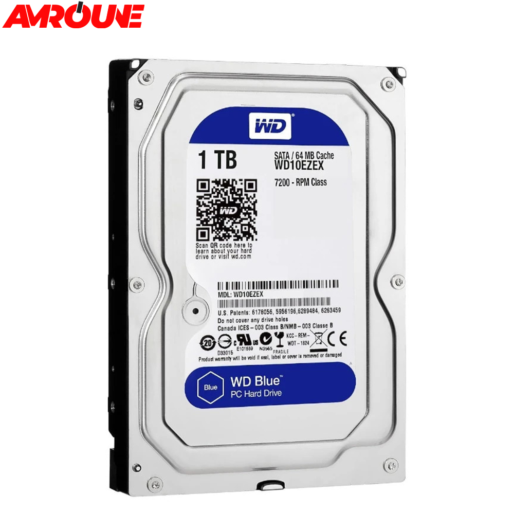 DISQUE DUR 3.5" 1TB WD SATA BLEU NEW