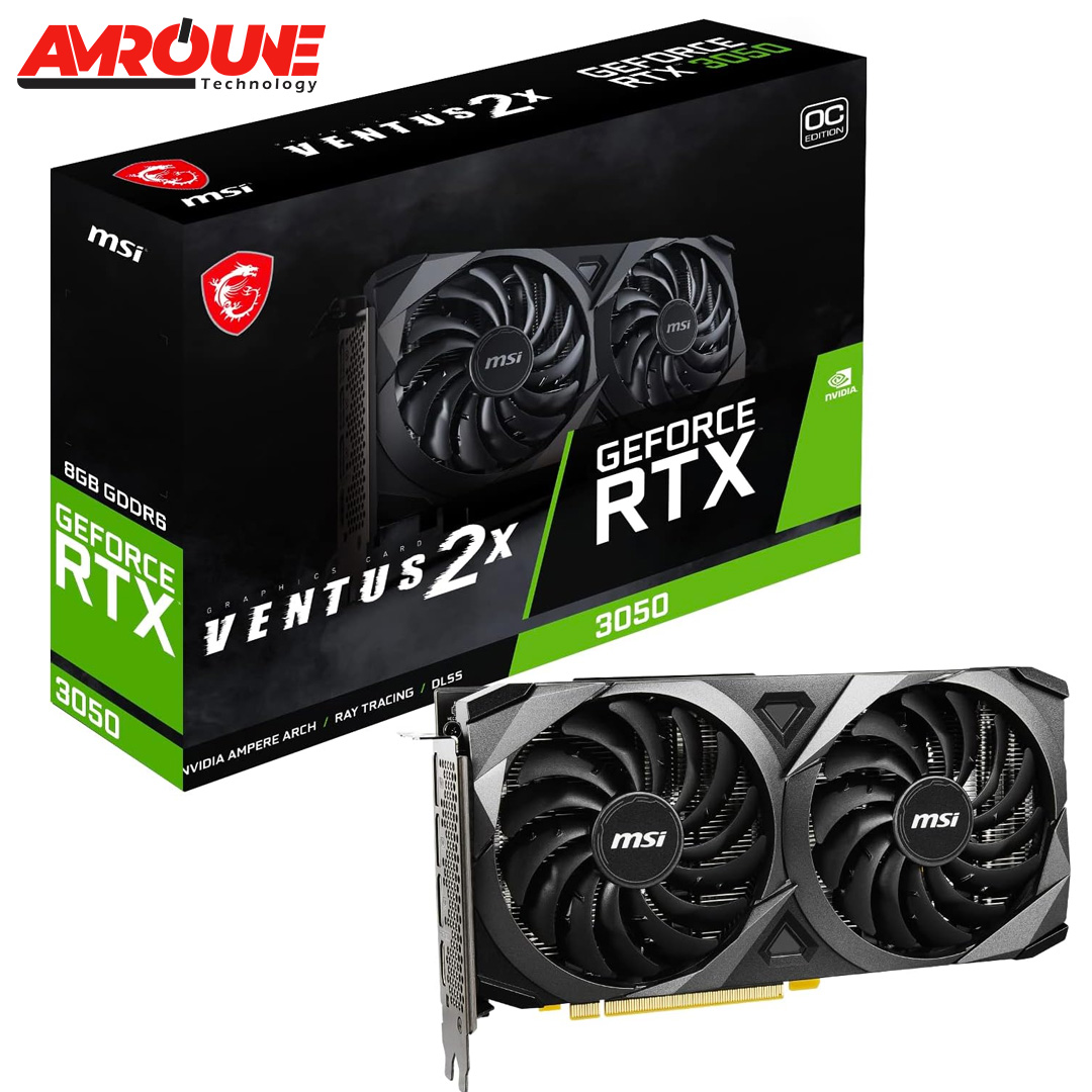 CARTE GRAPHIQUE MSI RTX 3050 VENTUS 6GB GDDR6