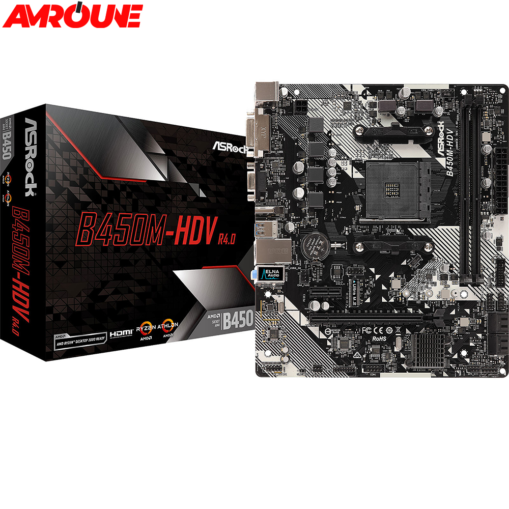 CARTE MERE ASRocK B450M-HDV R4.0 AMD AM4