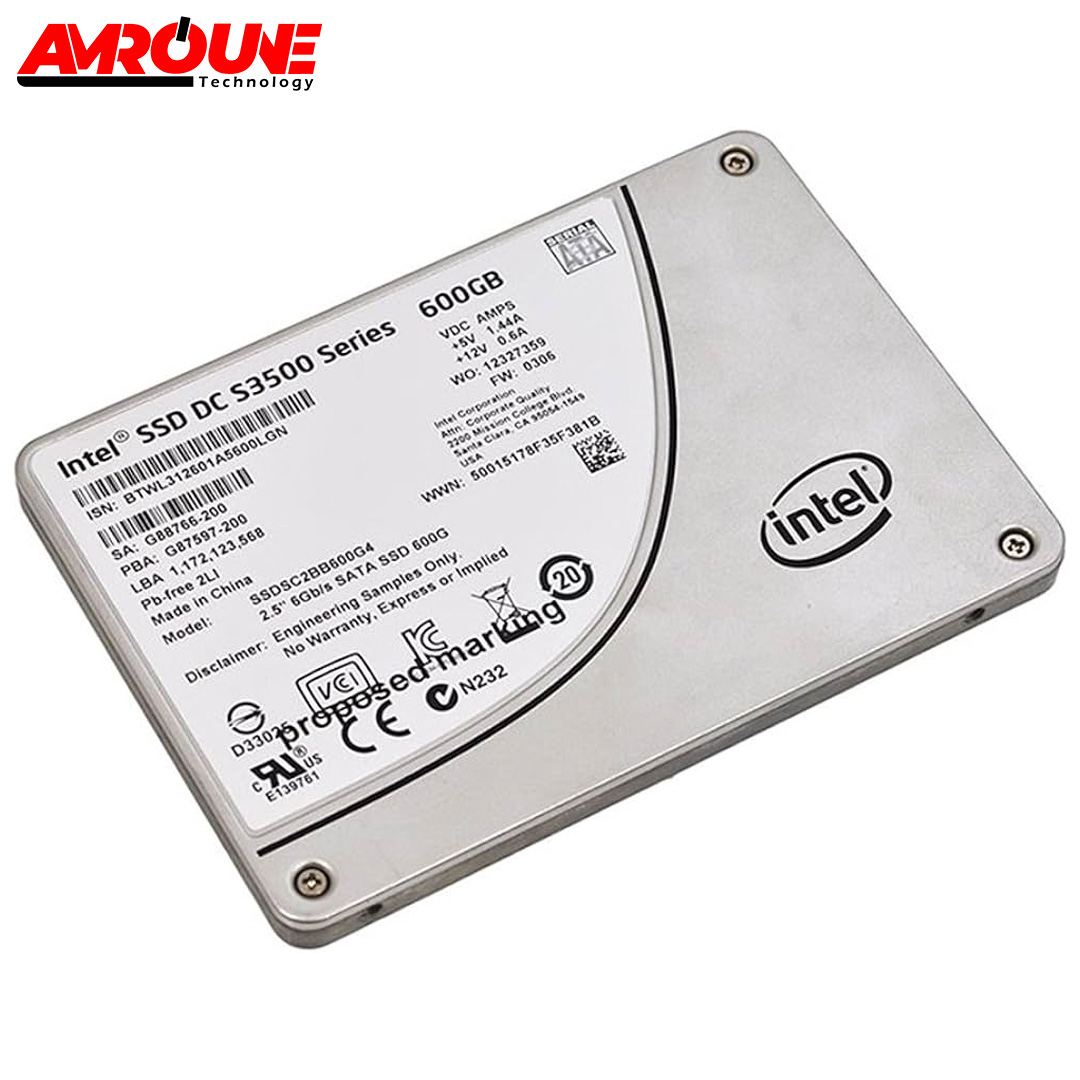 DISQUE SSD DC S3500 SAS Intel® Series 600GB, 2.5in SATA 6Gb/s, 20nm, MLC