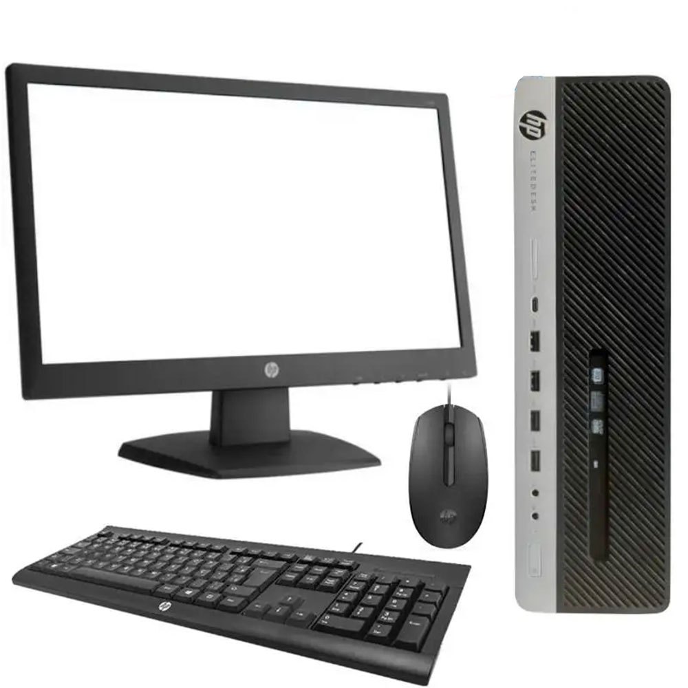 PC DE BUREAU HP PRO G600 G3 CORE I5-7400 2.7Ghz /DDR4 8 GO/ NVME 256G /ECRAN HP 20"/CLAVIER SOURIS AVEC EMBALAGE